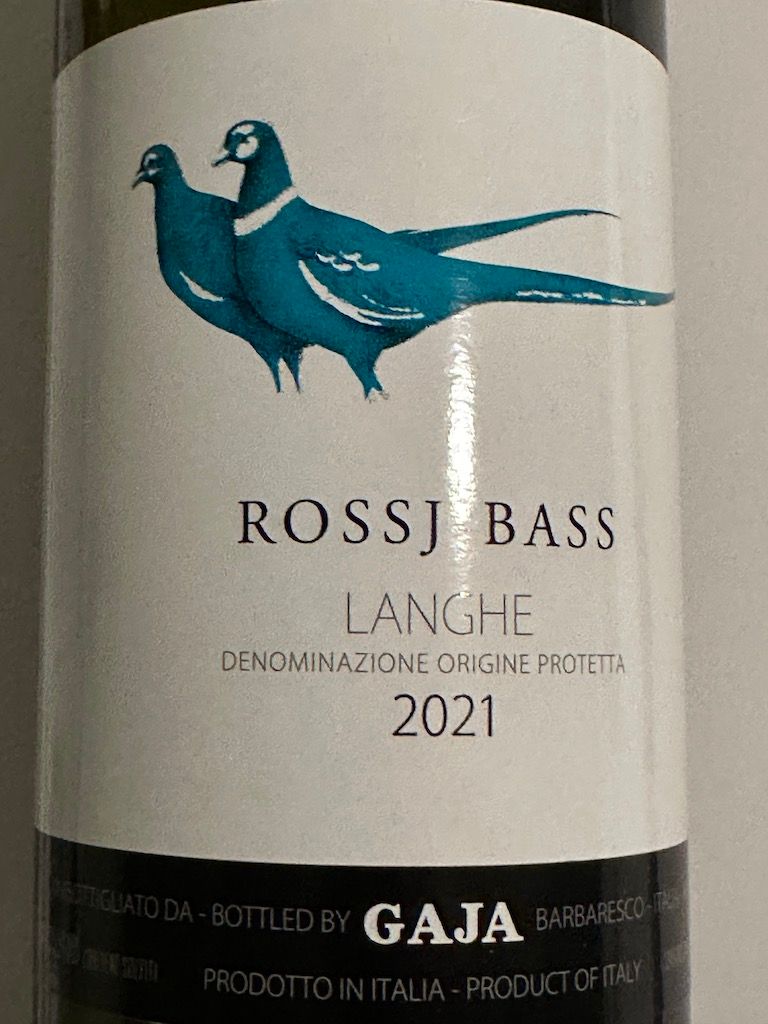 2021 Gaja Langhe Rossj Bass - CellarTracker