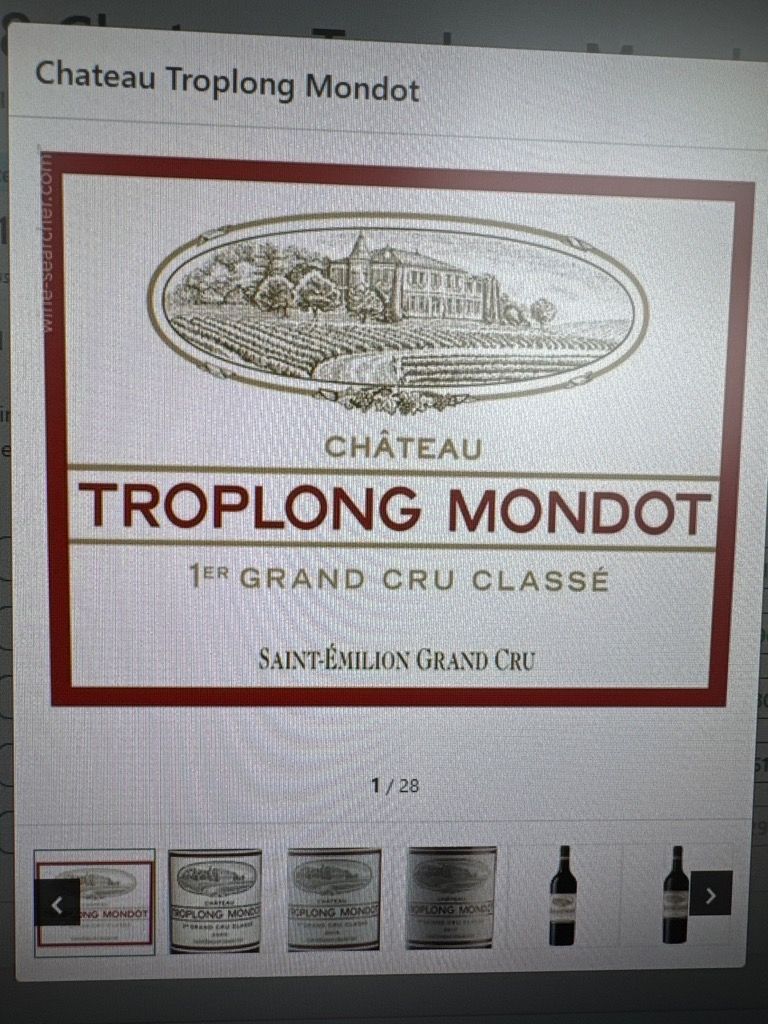 1998 Château Troplong Mondot - CellarTracker