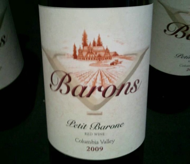 2009 Barons Winery Petit Barone Usa Washington Columbia Valley