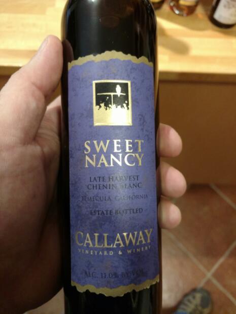 Nv Callaway Vineyard Winery Chenin Blanc Sweet Nancy Late