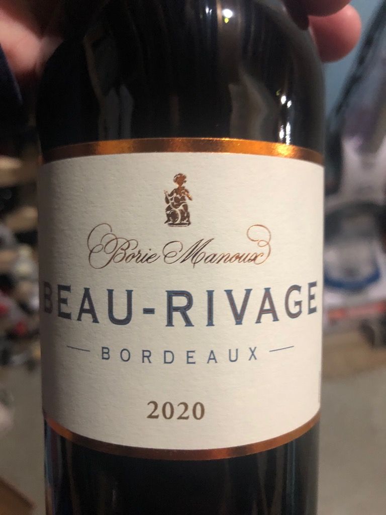 2020 Beau-Rivage (Borie Manoux), France, Bordeaux - CellarTracker