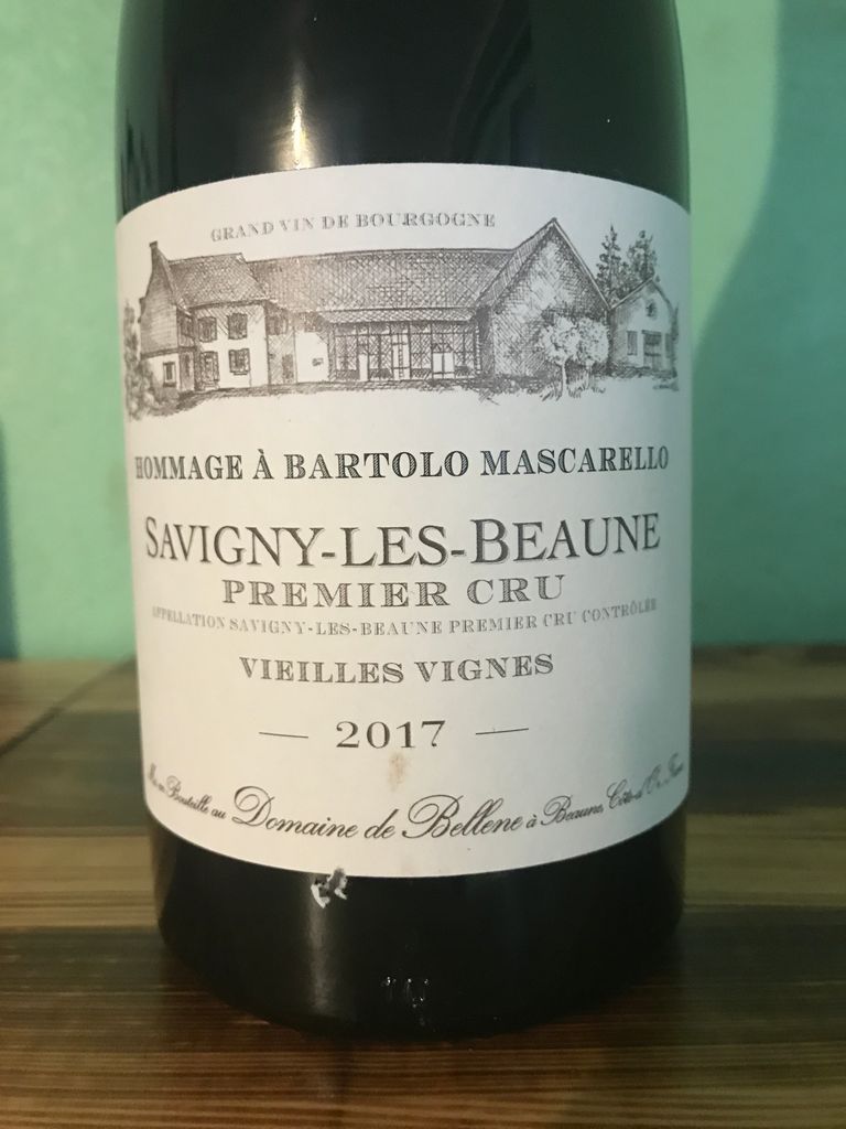 2017 Domaine de Bellene Savigny-lès-Beaune 1er Cru Vieilles Vignes Hommage  a Bartolo Mascarello - CellarTracker