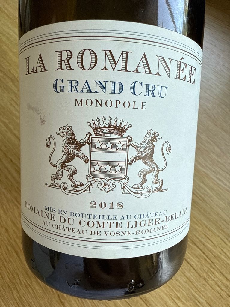 2018 Domaine du Comte Liger-Belair La Romanée - CellarTracker