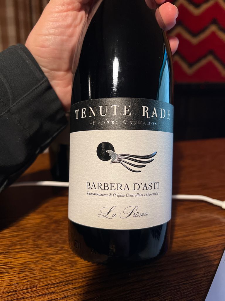 2016 Tenute RaDe Barbera d'Asti La Prüma, Italy, Piedmont, Asti ...