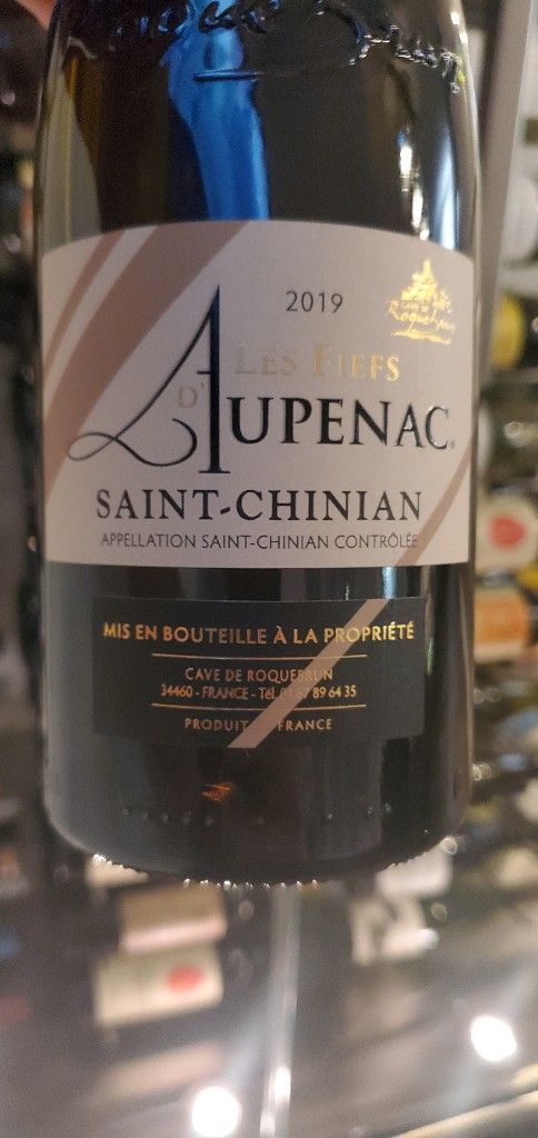 2019 Cave de Roquebrun Saint-Chinian Les Fiefs d'Aupenac Blanc, France ...