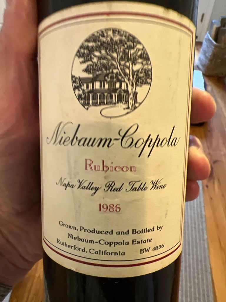 1991 Niebaum-Coppola Rubicon - CellarTracker