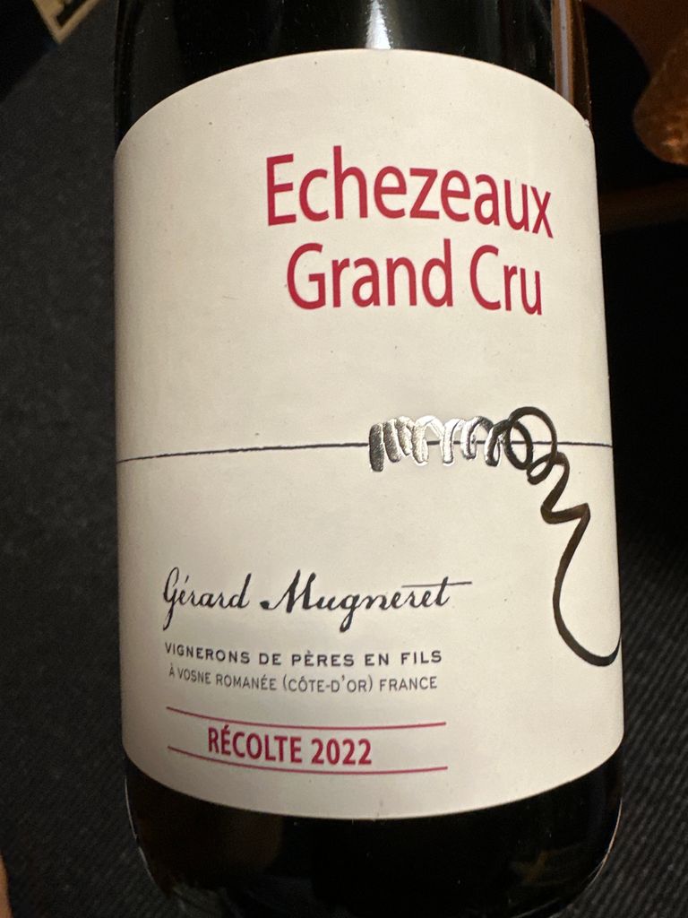 2022 Gérard Mugneret Echezeaux - CellarTracker