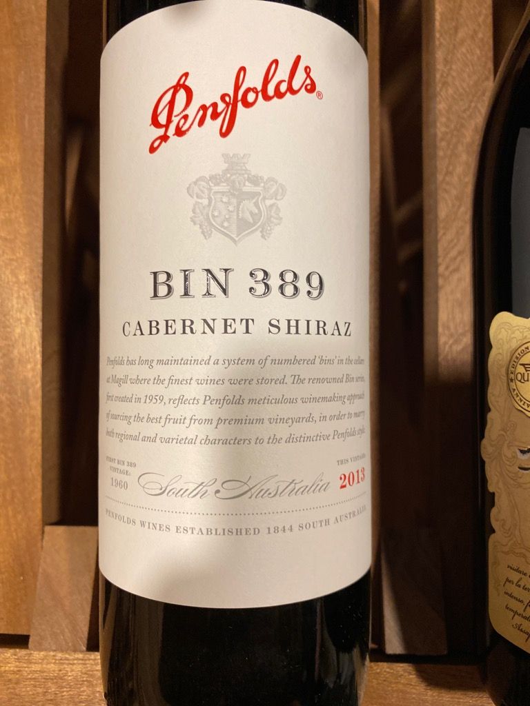 2013 Penfolds Bin 389 - CellarTracker