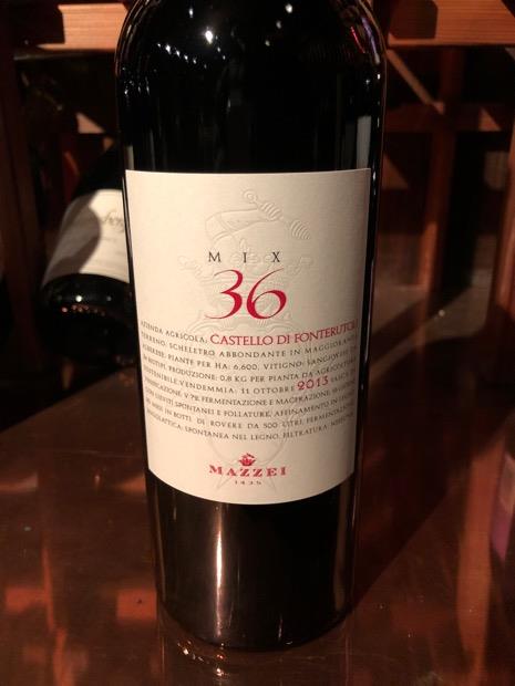 2013 Marchesi Mazzei Fonterutoli Mix 36 Toscana IGT