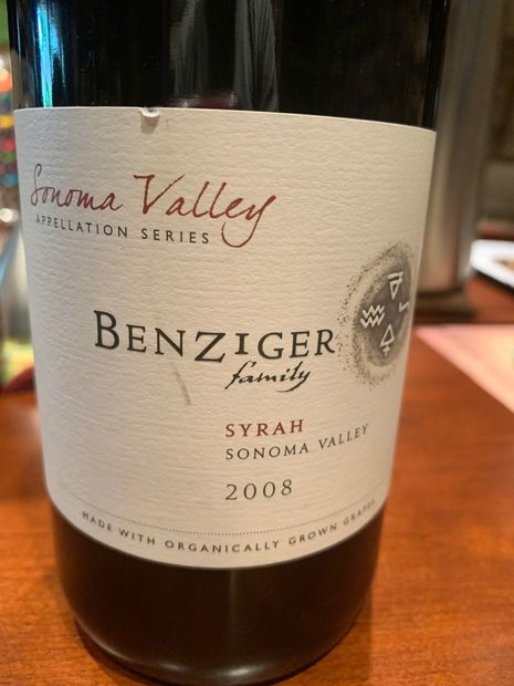 2008 Benziger Family Winery Syrah Sonoma Valley, USA, California ...