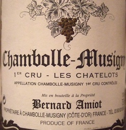 1988 Bernard Amiot Chambolle-Musigny 1er Cru Les Chatelots