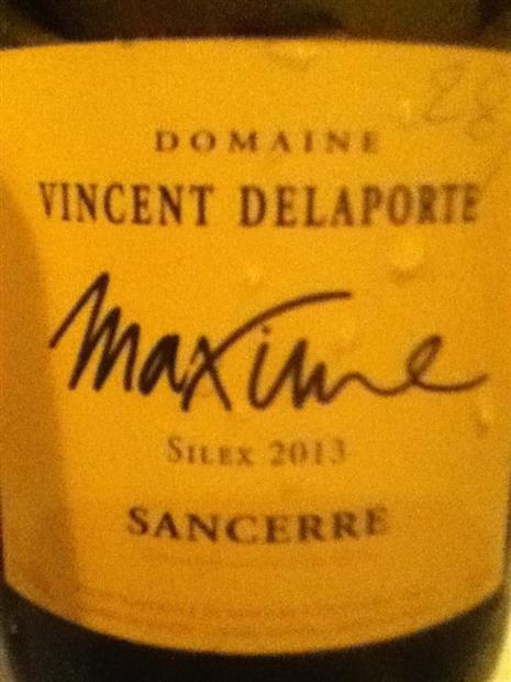 2011 Domaine Delaporte Sancerre Cuvée Maxime - CellarTracker
