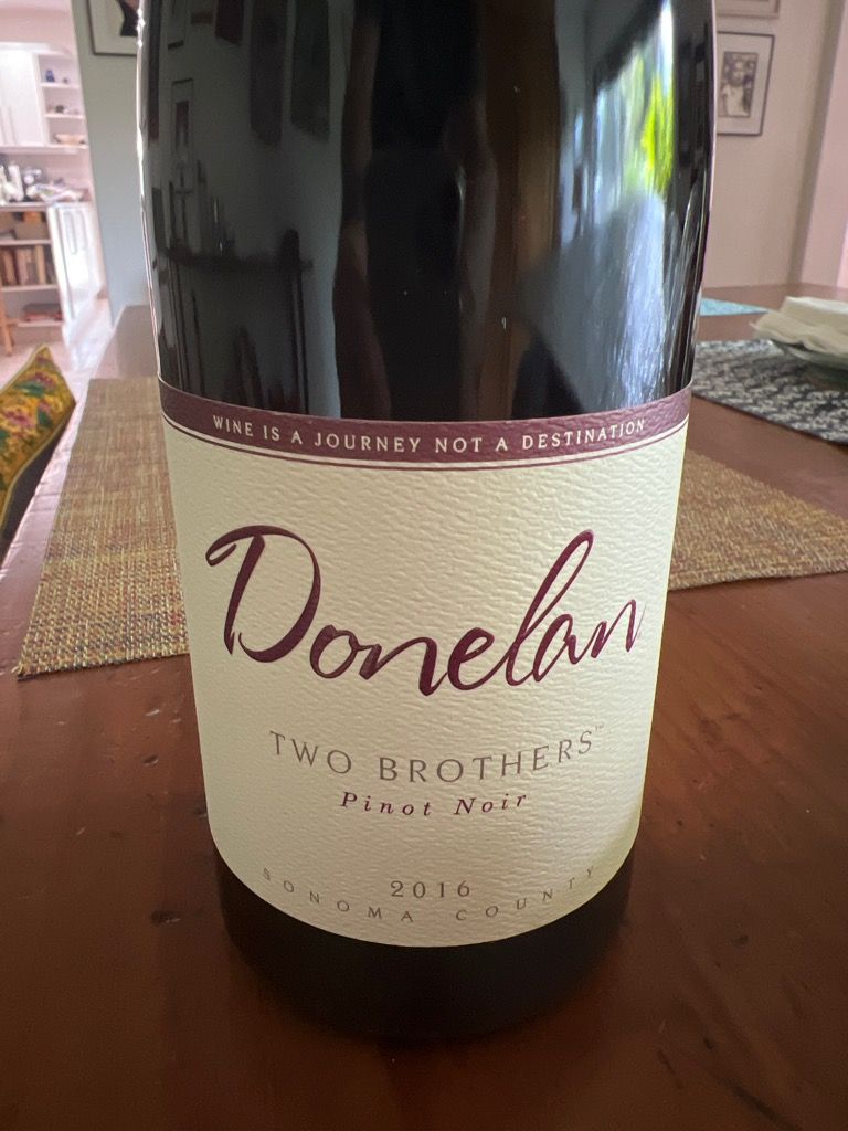 ドネラン Donelan two brothers Pinot Noir ワイン