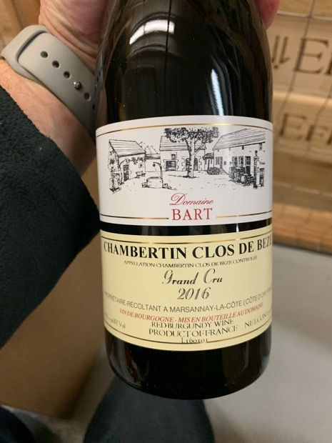 2016 Domaine Bart Chambertin-Clos de Bèze - CellarTracker