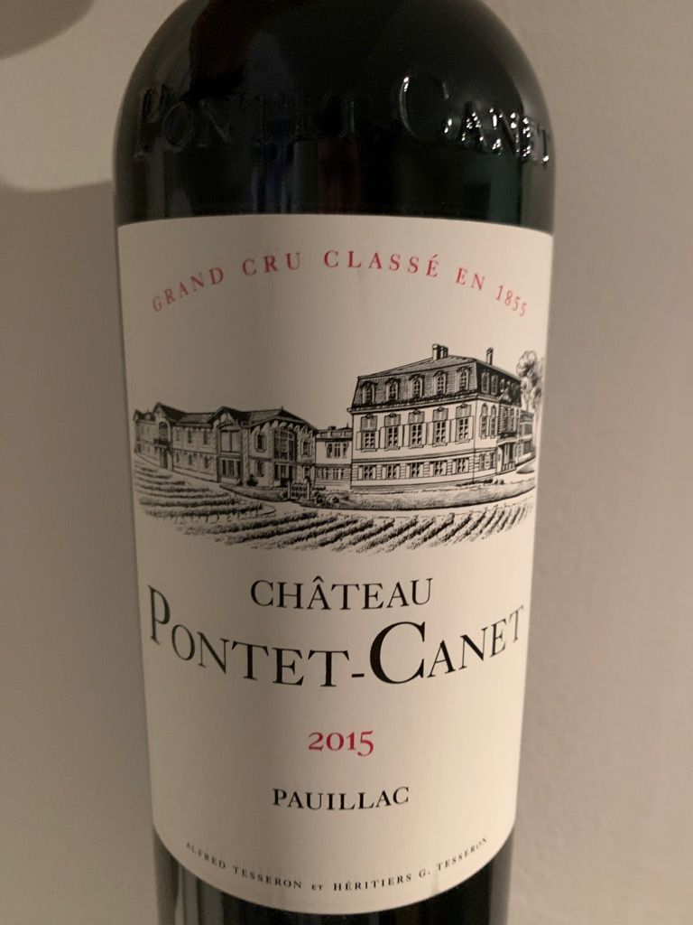 2015 Château Pontet-Canet - CellarTracker