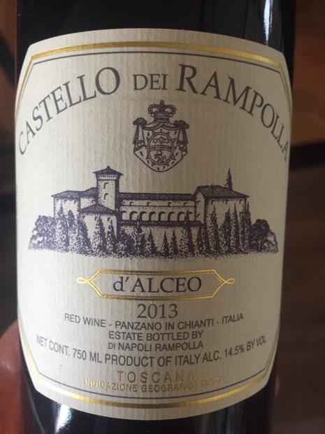 2013 Castello dei Rampolla d'Alceo - CellarTracker