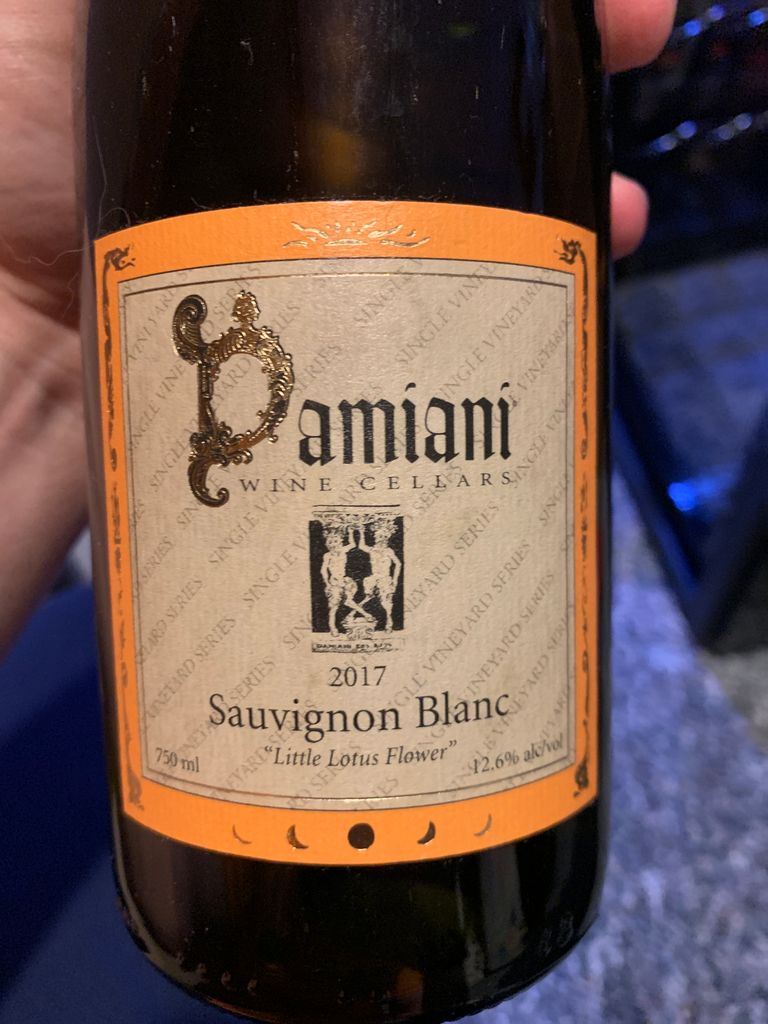 2017 Damiani Wine Cellars Sauvignon Blanc Little Lotus Flower, USA, New