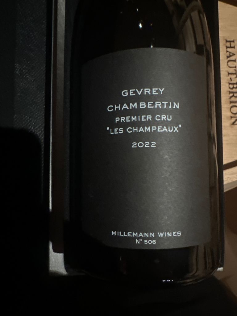 2022 Millemann Wines Gevrey-Chambertin 1er Cru Champeaux