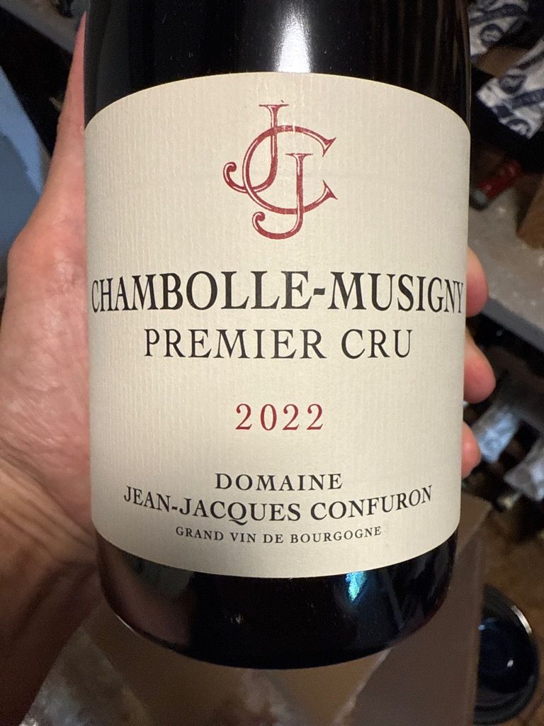 2022 Jean-Jacques Confuron Chambolle-Musigny 1er Cru