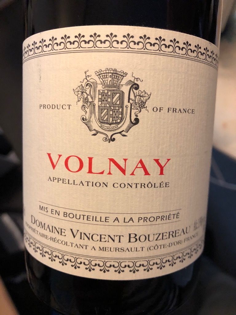 2020 Vincent Bouzereau Volnay - CellarTracker