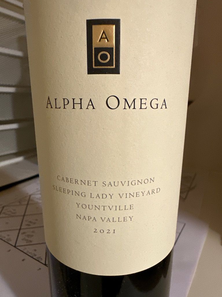 2021 Alpha Omega Cabernet Sauvignon Sleeping Lady Vineyard