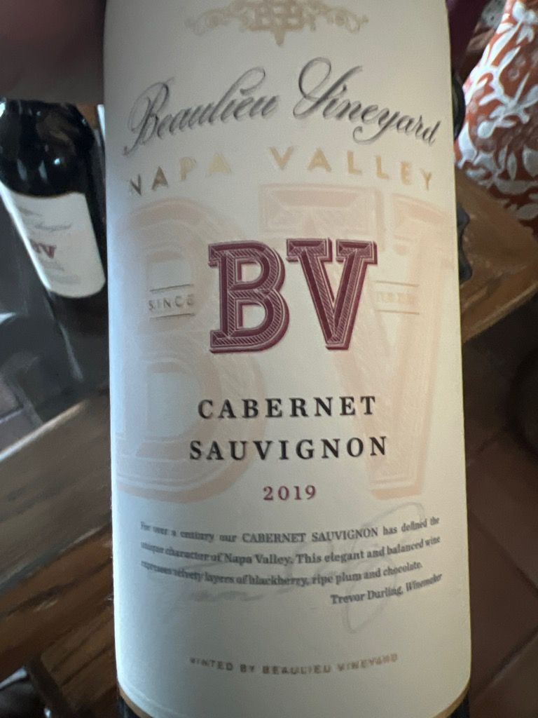 2019 Beaulieu Vineyard Cabernet Sauvignon Napa Valley - CellarTracker