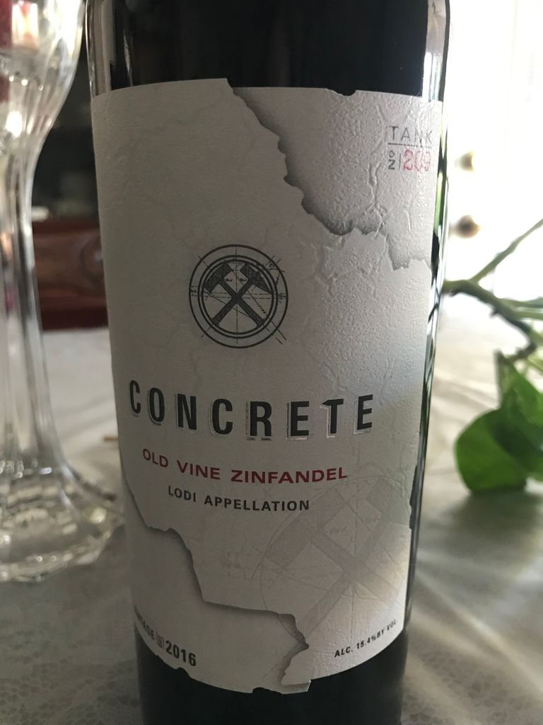 2016 Evangelos Bagias Zinfandel Concrete, USA, California, Central