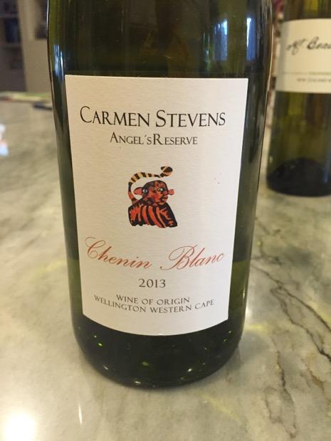 2013 Carmen Stevens Chenin Blanc Angel's Reserve, South Africa, Coastal ...