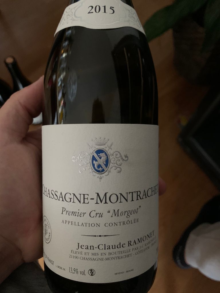 2015 Jean-Claude Ramonet Chassagne-Montrachet 1er Cru Morgeot