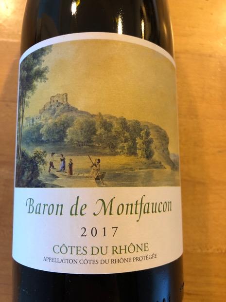 2018 Château de Montfaucon Côtes du Rhône Baron de Montfaucon Blanc France Rhône Southern