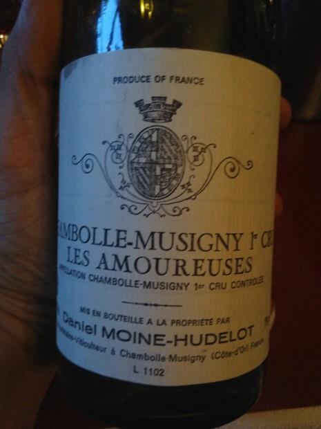 2004 Daniel Moine-Hudelot Chambolle-Musigny 1er Cru Les Amoureuses