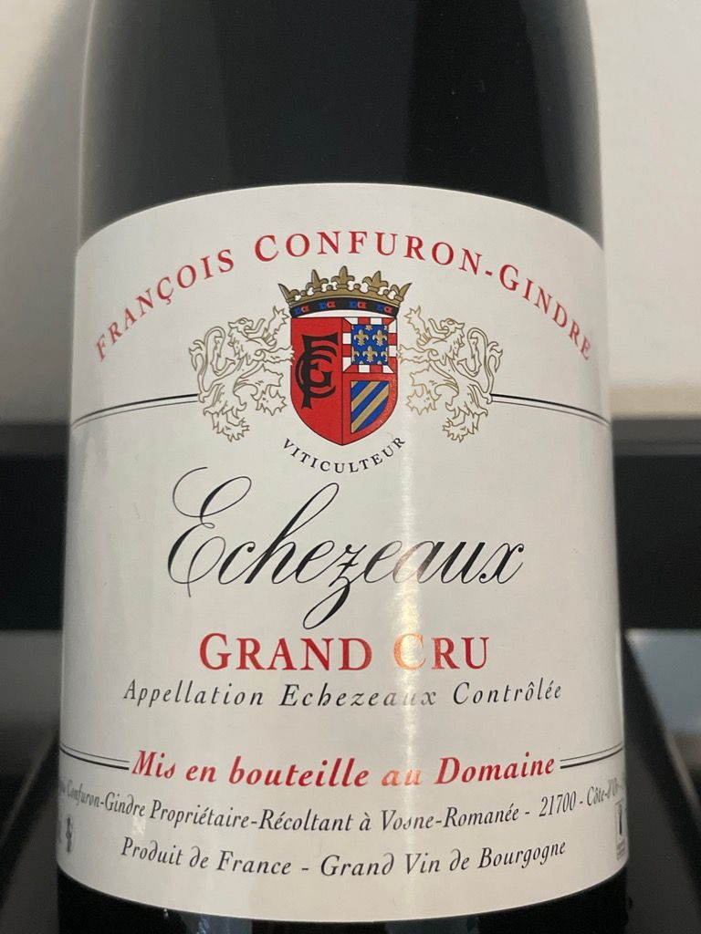 2020 Francois Confuron-Gindre Echezeaux - CellarTracker