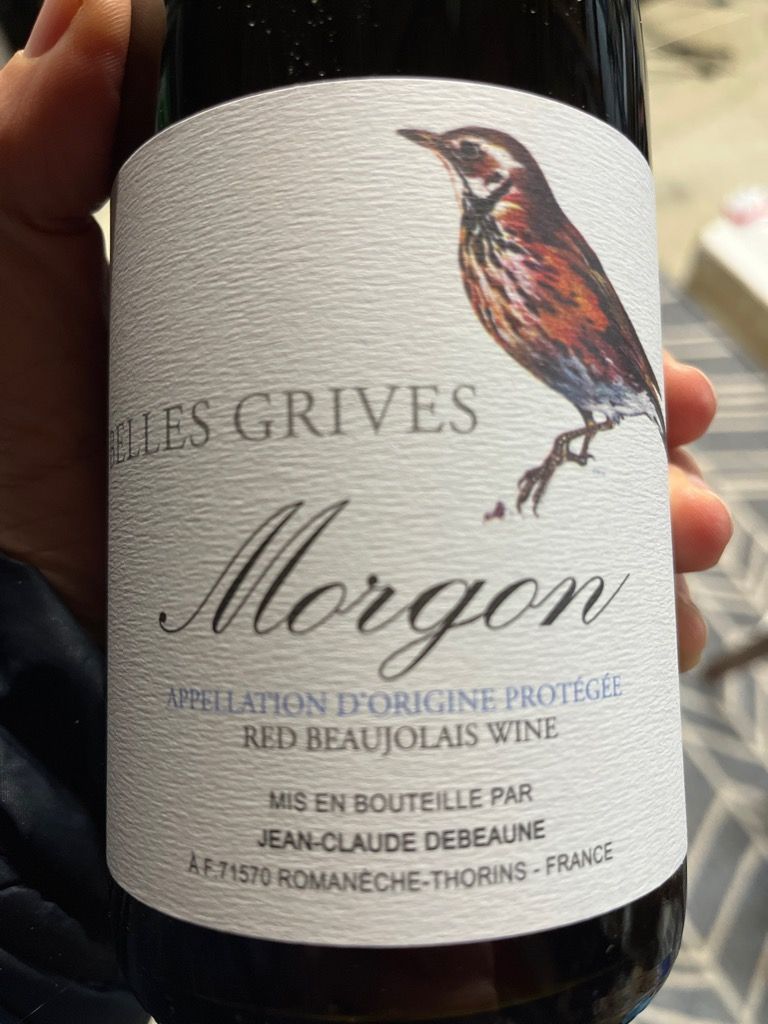 ボーヌ ヴィエイユ ヴィーニュ 2020 クラリス ド スレマン 2020 Les Vins Jean-Claude Debeaune Morgon Belles Grives