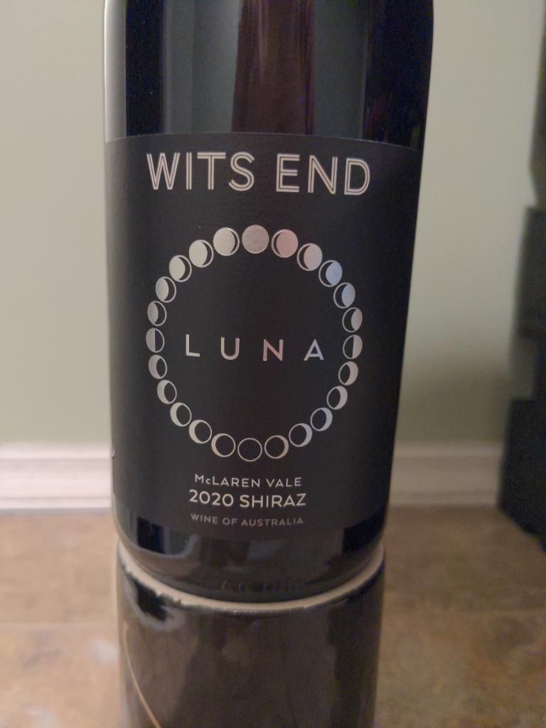2020 Wits End (Chalk Hill Wines) Shiraz Luna, Australia, South