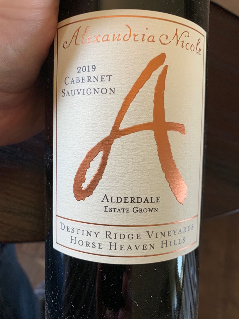 2019 Alexandria Nicole Sauvignon Alderdale Estate Grown