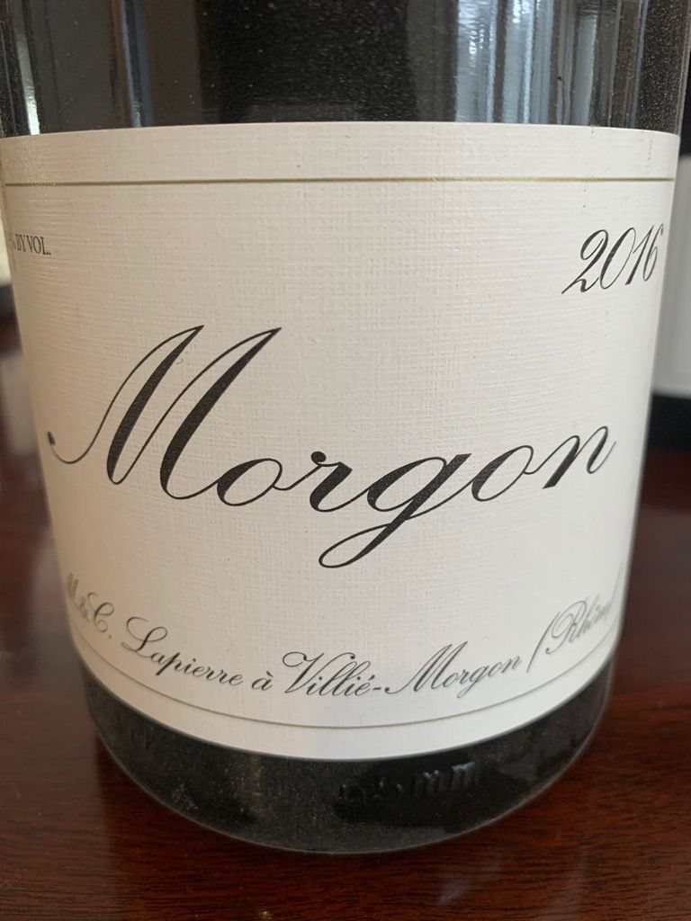 2016 Marcel Lapierre Morgon - CellarTracker