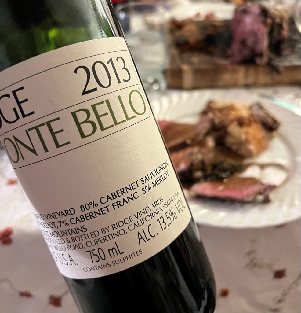 2013 Ridge Monte Bello - CellarTracker