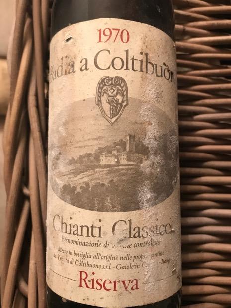 1970 Badia a Coltibuono Chianti Classico Riserva - CellarTracker