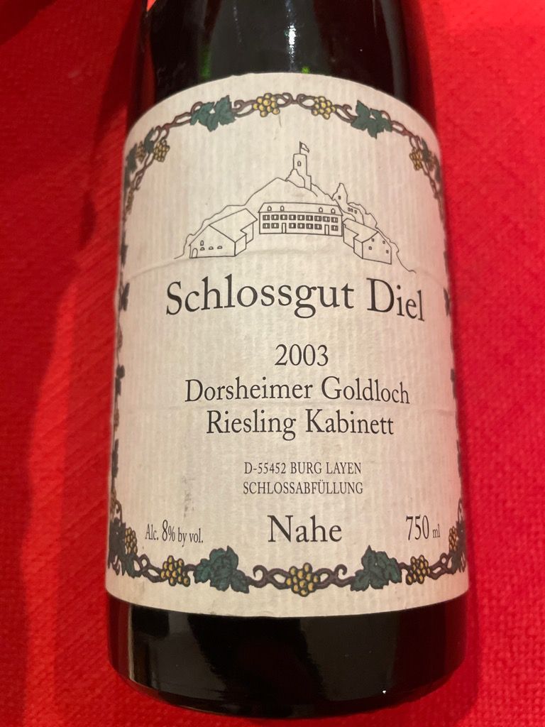 2022 Schlossgut Diel Dorsheimer Goldloch Riesling Kabinett