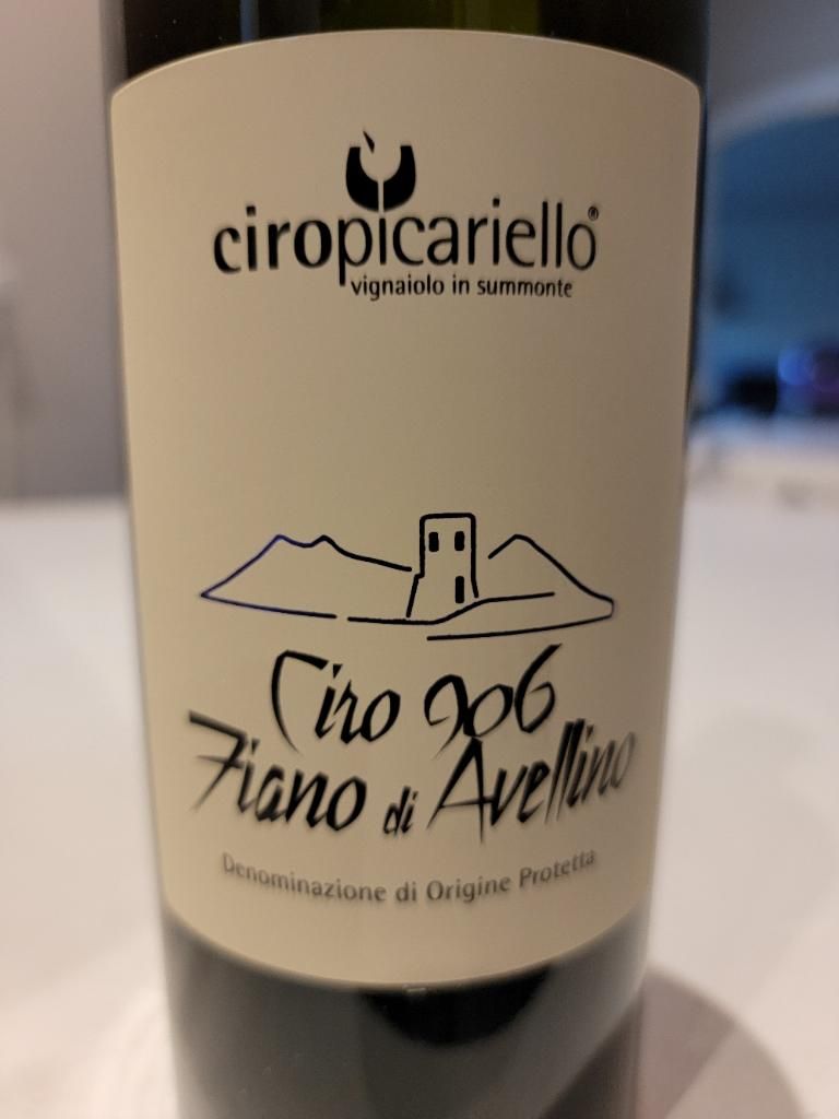 2019 Ciro Picariello Fiano di Avellino Ciro 906 CellarTracker