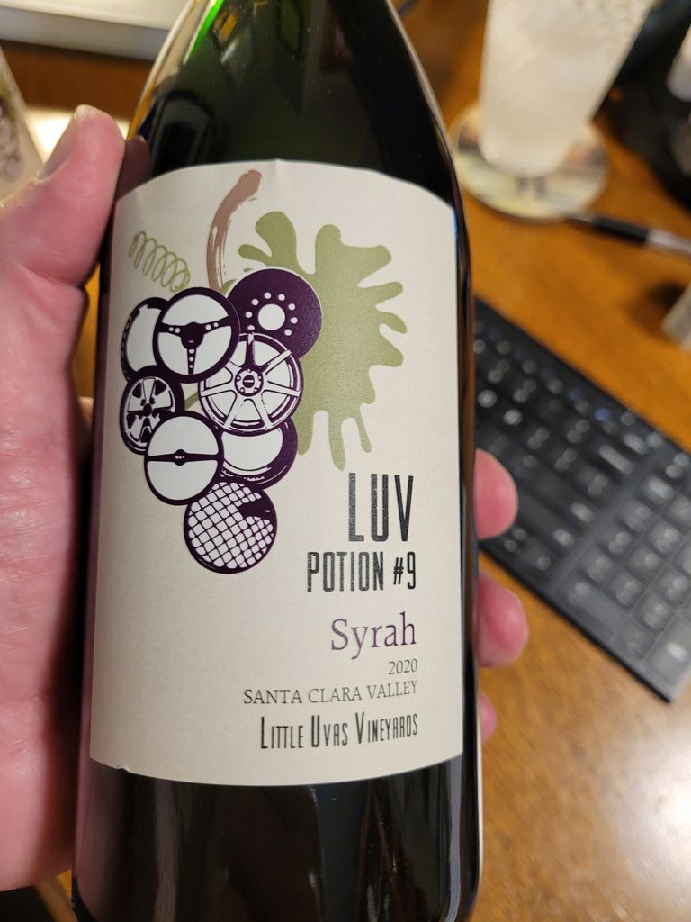2020 Little Uvas Vineyards Syrah, USA, California, Central Coast
