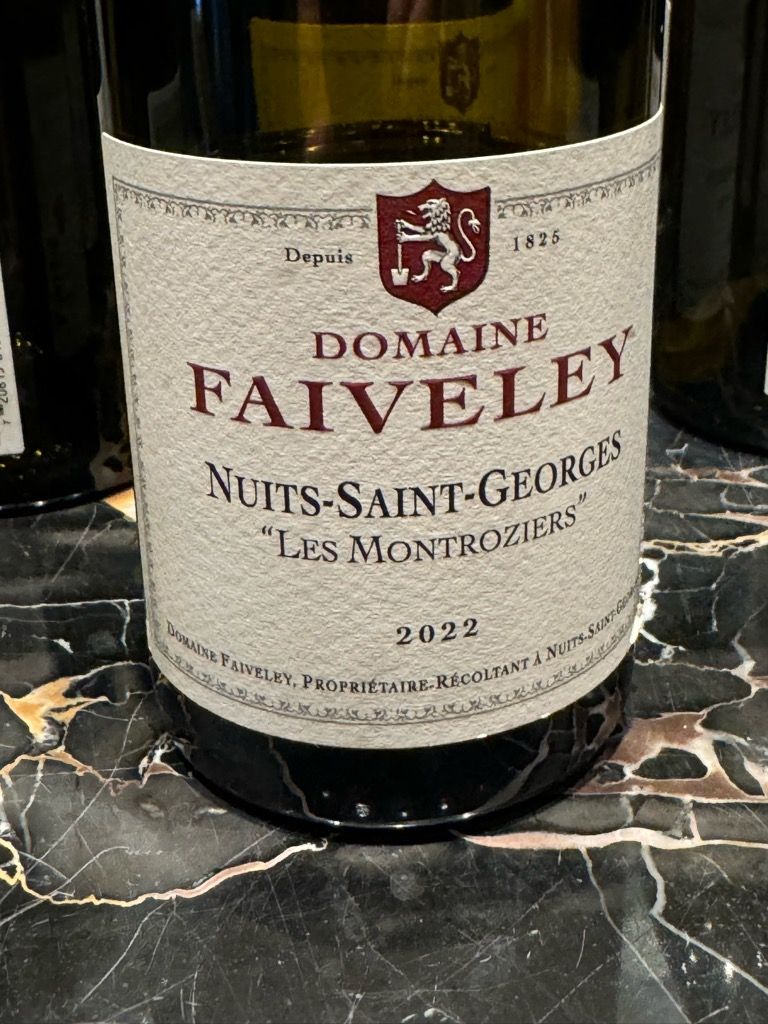 2022 Faiveley Nuits St. Georges Les Montroziers - CellarTracker