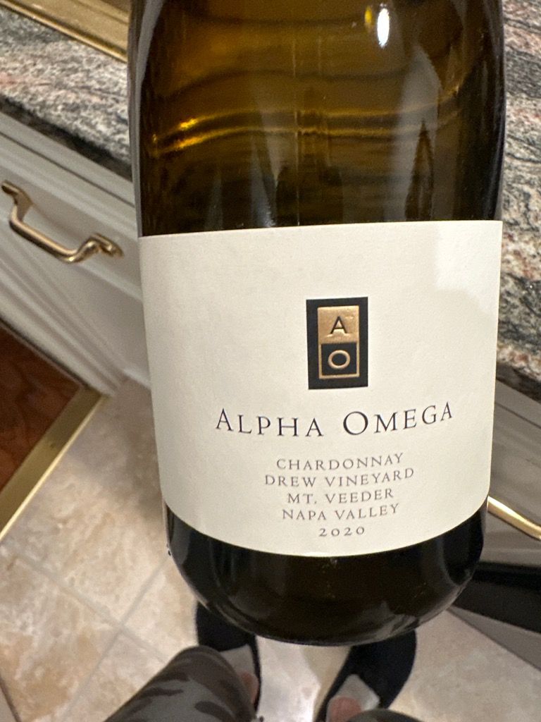 2020 Alpha Omega Chardonnay Drew Vineyard Usa California Napa Valley