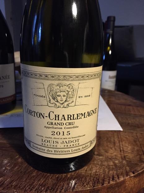 2015 Louis Jadot Corton-Charlemagne Domaine des Héritiers Louis Jadot ...