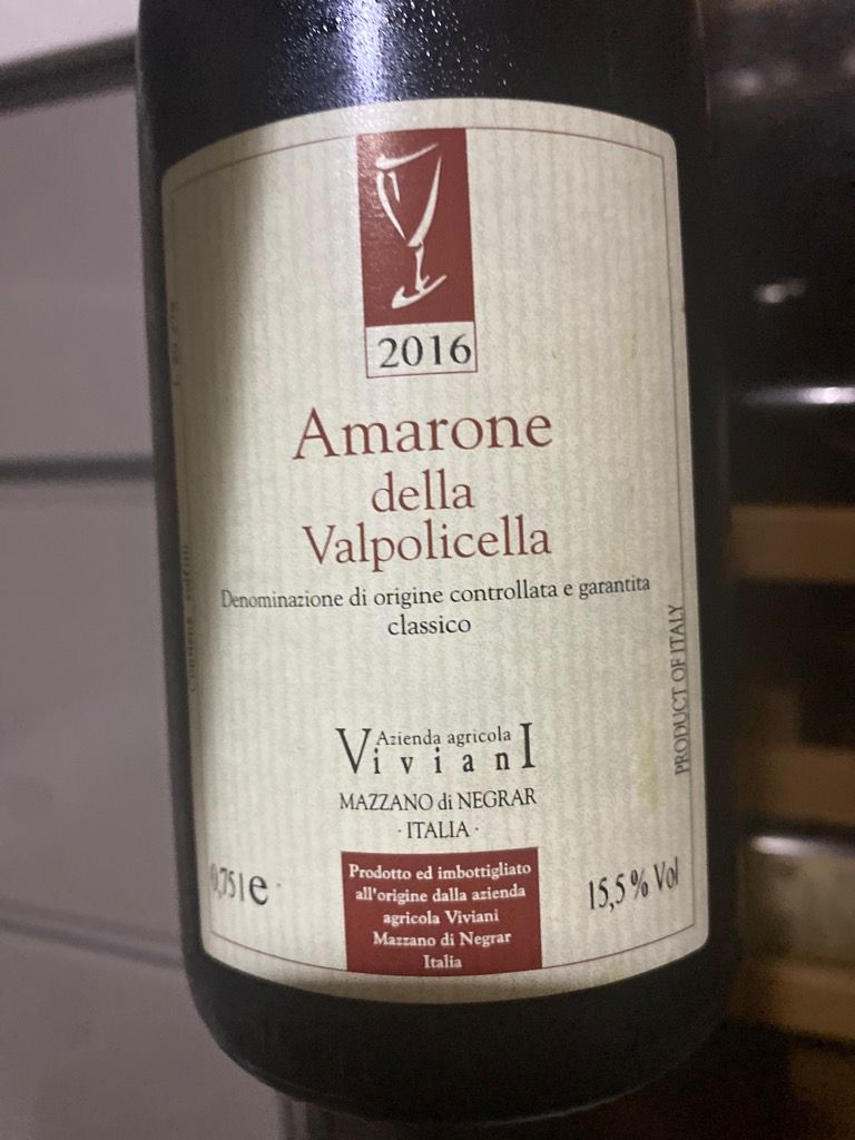 2017 Viviani Amarone della Valpolicella Classico, Italy, Veneto ...