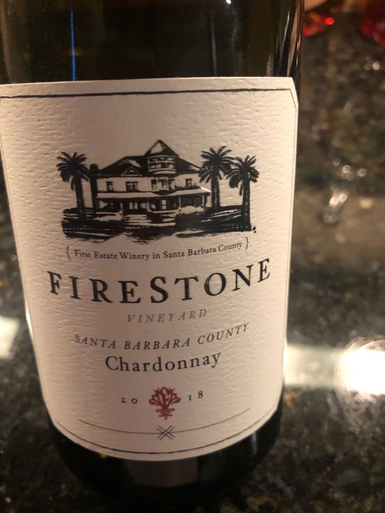2020 Firestone Vineyard Chardonnay Santa Ynez Valley, USA, California