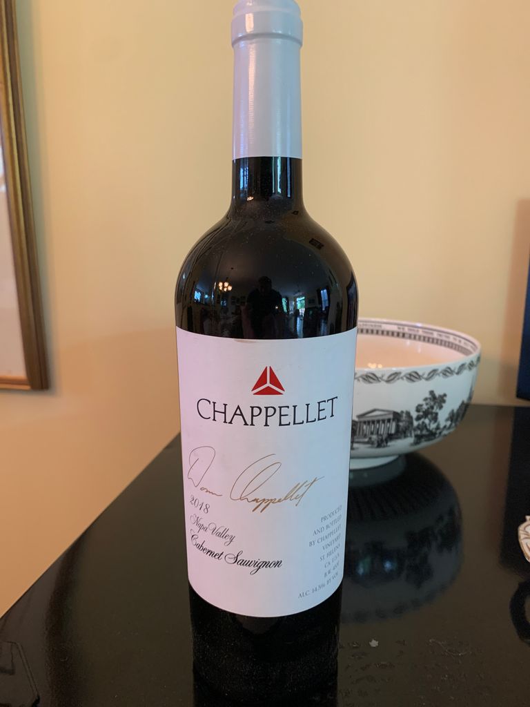 2019 Chappellet Cabernet Sauvignon Signature - CellarTracker
