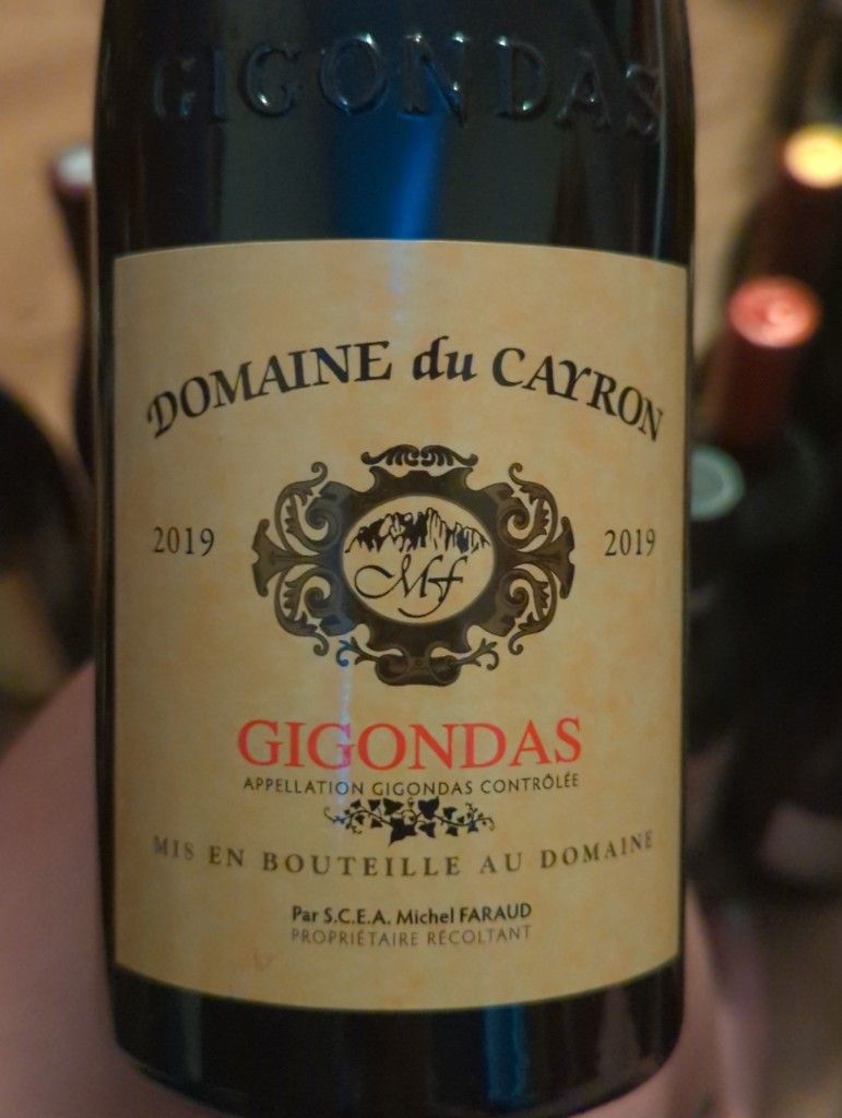 ワイン Domaine du Cayron Gigondas 2010 750ml 2010 Gigondas from Cayron, Gour de Chaule, and Raspail-Ay