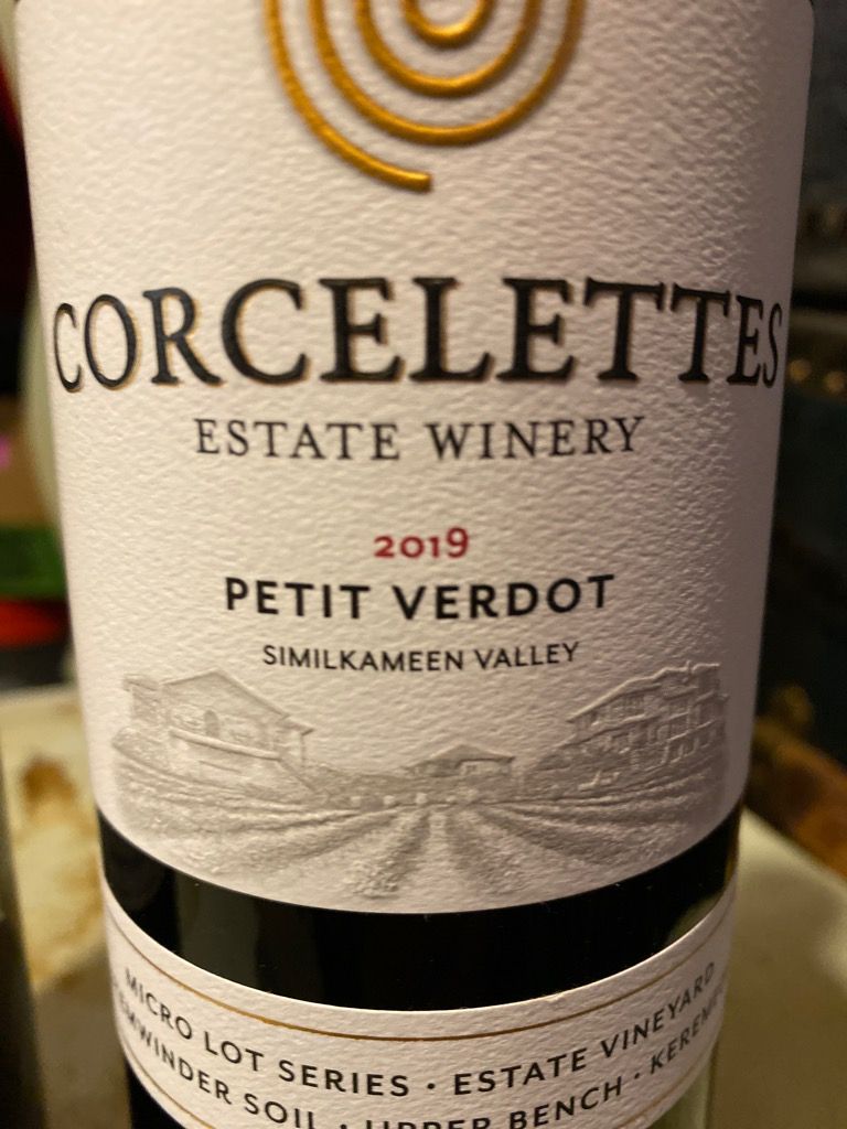 2019 Corcelettes Estate Winery Petit Verdot Micro Lot Series, Canada ...