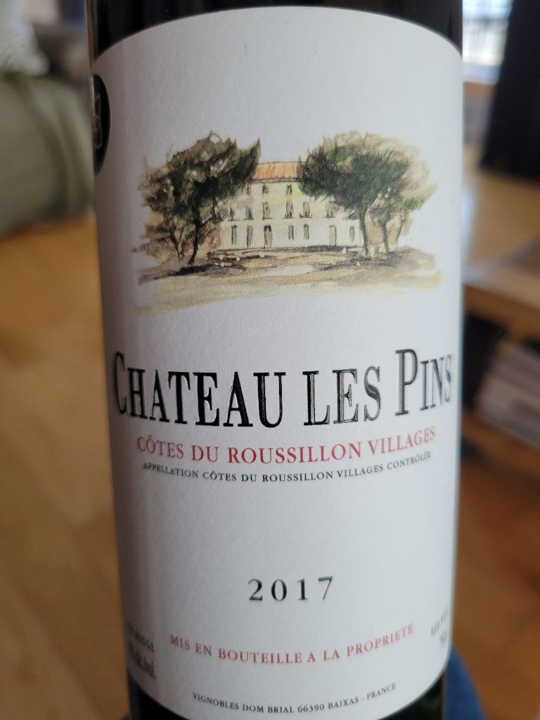 1993 Château les Pins Côtes du Roussillon Villages